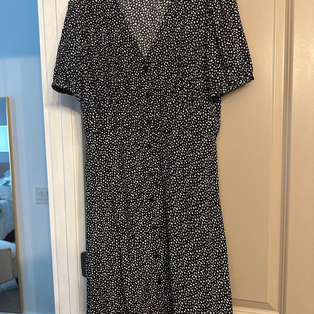 & Other Stories Black and White Dress